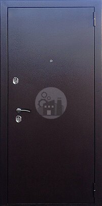 Металлическая дверь, порошковое покрытие антик медь, внутри МДФ-ДВ-237