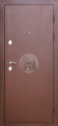 стальная дверь в квартиру, окрас порошком, внутри мдф-ДВ-799