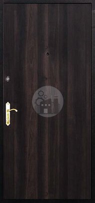Стальная дверь для офиса с двумя замками, отделка ламинат-ДВ-923